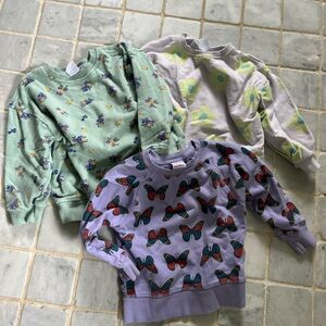 Trio of sweet sweatshirts